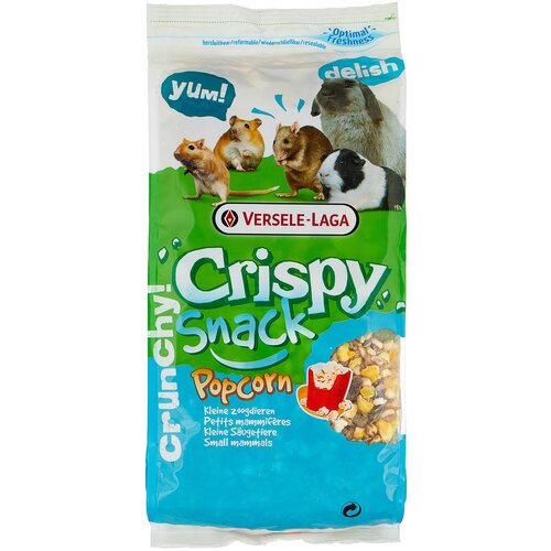 Лакомство для Versele-Laga Crispy Snack Popcorn, 650 г корм для хорьков versele laga crispy pellets ferrets 700 г