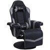 Кресло игровое Cactus CS-CHR-GS200BLG черный/серый сиденье черный/серый эко. кожа металл черный подст - изображение