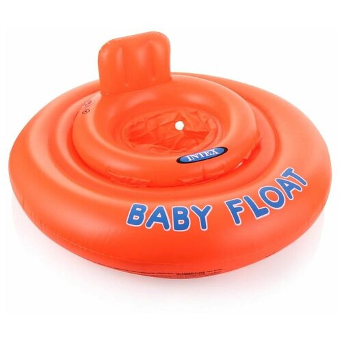 INTEX 56588 Круг для плавания My Baby float, с сиденьем, d=76 см, от 1-2 лет. (без насоса)