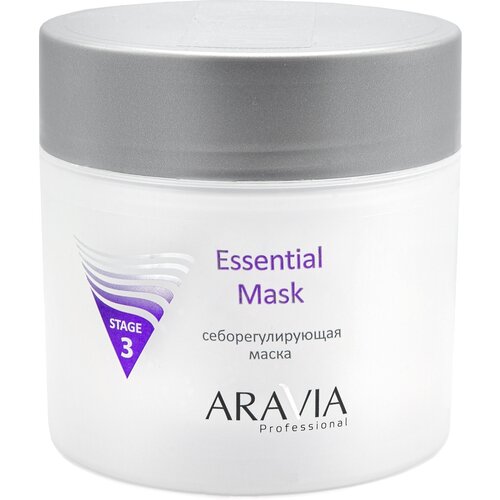 Маска для лица себорегулирующая, Essential Mask 300 мл. Aravia