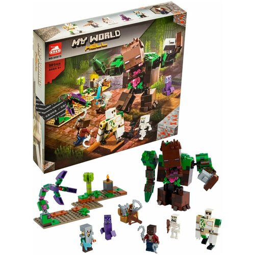 Конструктор Minecraft Мерзость из джунглей 60075, 501 деталей конструктор lego minecraft мерзость из джунглей 489 элементов