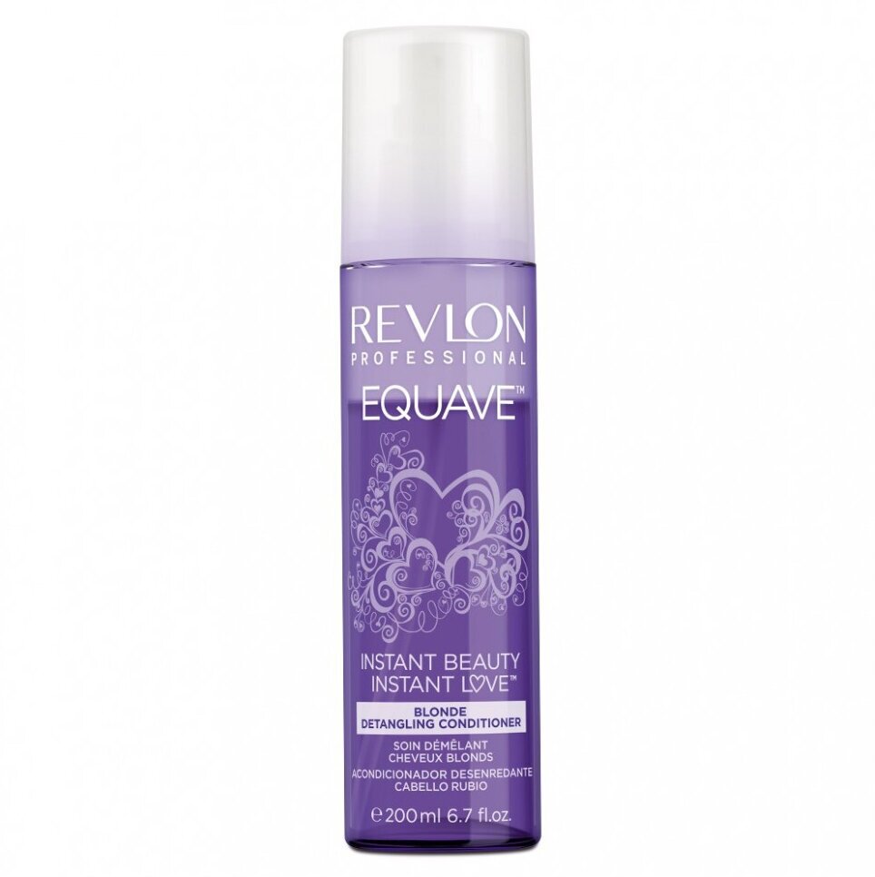 Revlon Equave Instant Beauty: Несмываемый 2-фазный кондиционер для блондированных волос (2 Phase Blonde Detangling Conditioner), 200 мл