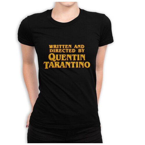 фото Футболка dream shirts directed by quentin tarantino женская s черная