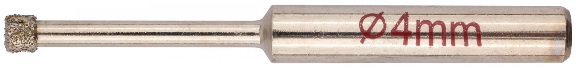 Коронка алмазная кольцевая для керамогранита / мрамора 4 мм FIT 35491 (1 шт.)