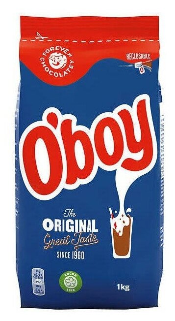 Какао порошок растворимый Oboy (Обой), 1000 гр. Швеция - фотография № 1