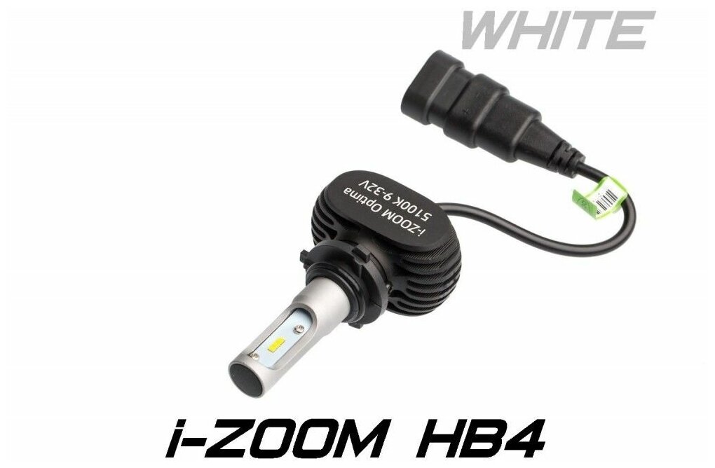 Светодиодные лампы Optima LED i-ZOOM HB4(9006) White 5100K