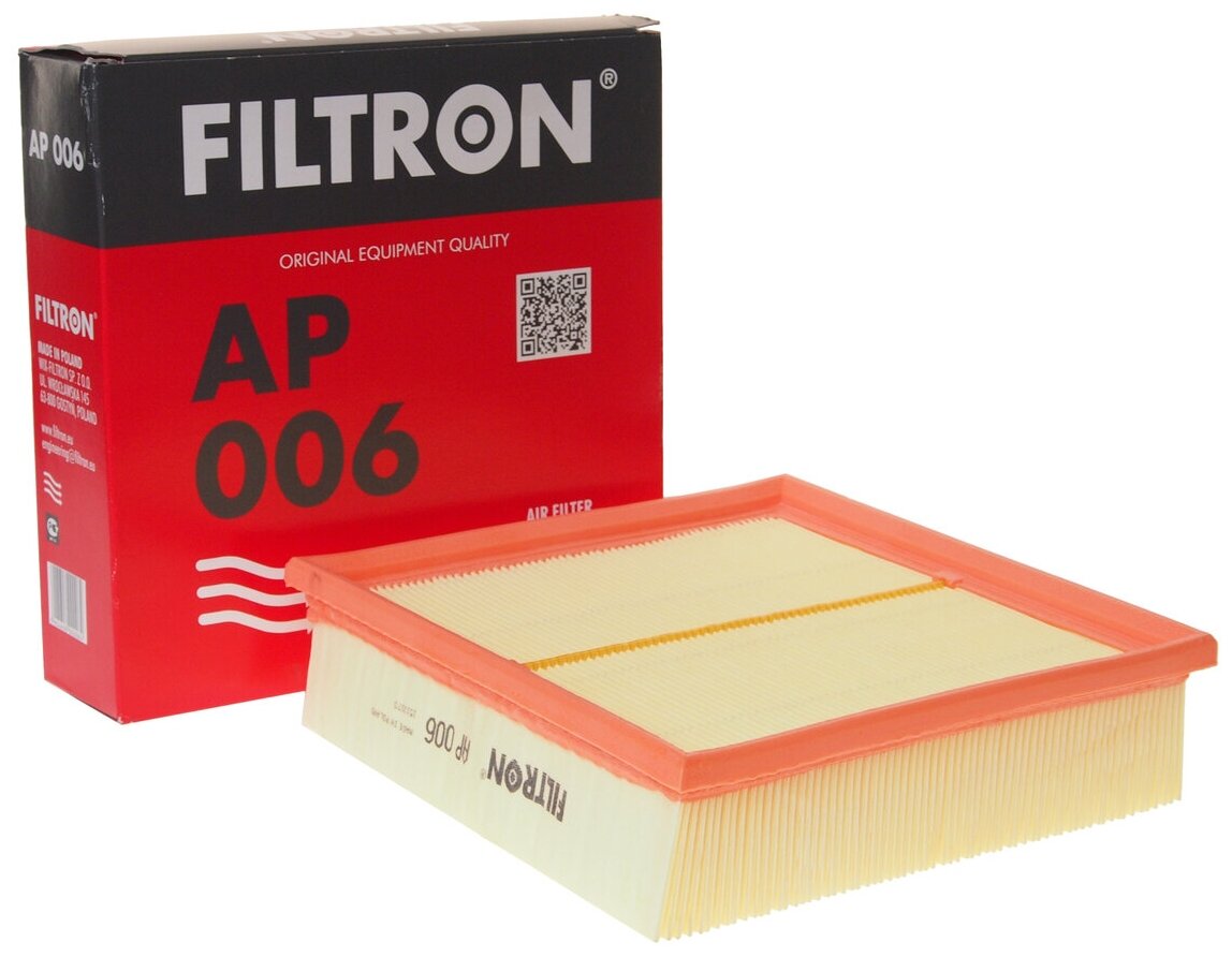 Воздушный фильтр Filtron AP006 Ac: PC380. Citroen / Peugeot: 1444Q2. Ford: A790X9601AA 1137509 A780X9601NA 860X9601BA
