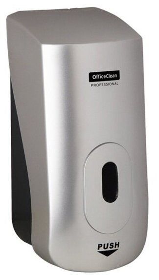 Дозатор для мыла-пены Officeclean Professional, наливной, механический, серебристый, 1 л.
