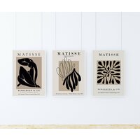 Набор плакатов "Matisse" 3 шт. / Набор интерьерных постеров формата А2 (40х60 см) без рамы