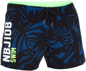 Плавки мужские короткие SWIMSHORT 100 NBJI, размер: 48, цвет: Синий NABAIJI Х Декатлон