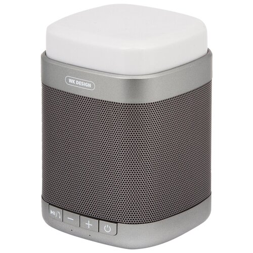 Портативная акустика WK SP390 5 Вт серый 144200₽