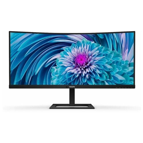 фото Монитор 34" philips 346e2cuae/00 black (va, изогнутый, 3440x1440, 100hz, 1 ms, 178°/178°, 300 cd/m, mega dcr, +hdmi, +di