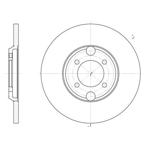 фото Тормозной диск roadhouse 6919.00 для jaguar xj, xjs road house