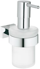 Дозатор для мыла с держателем Grohe Essentials Cube 40756001