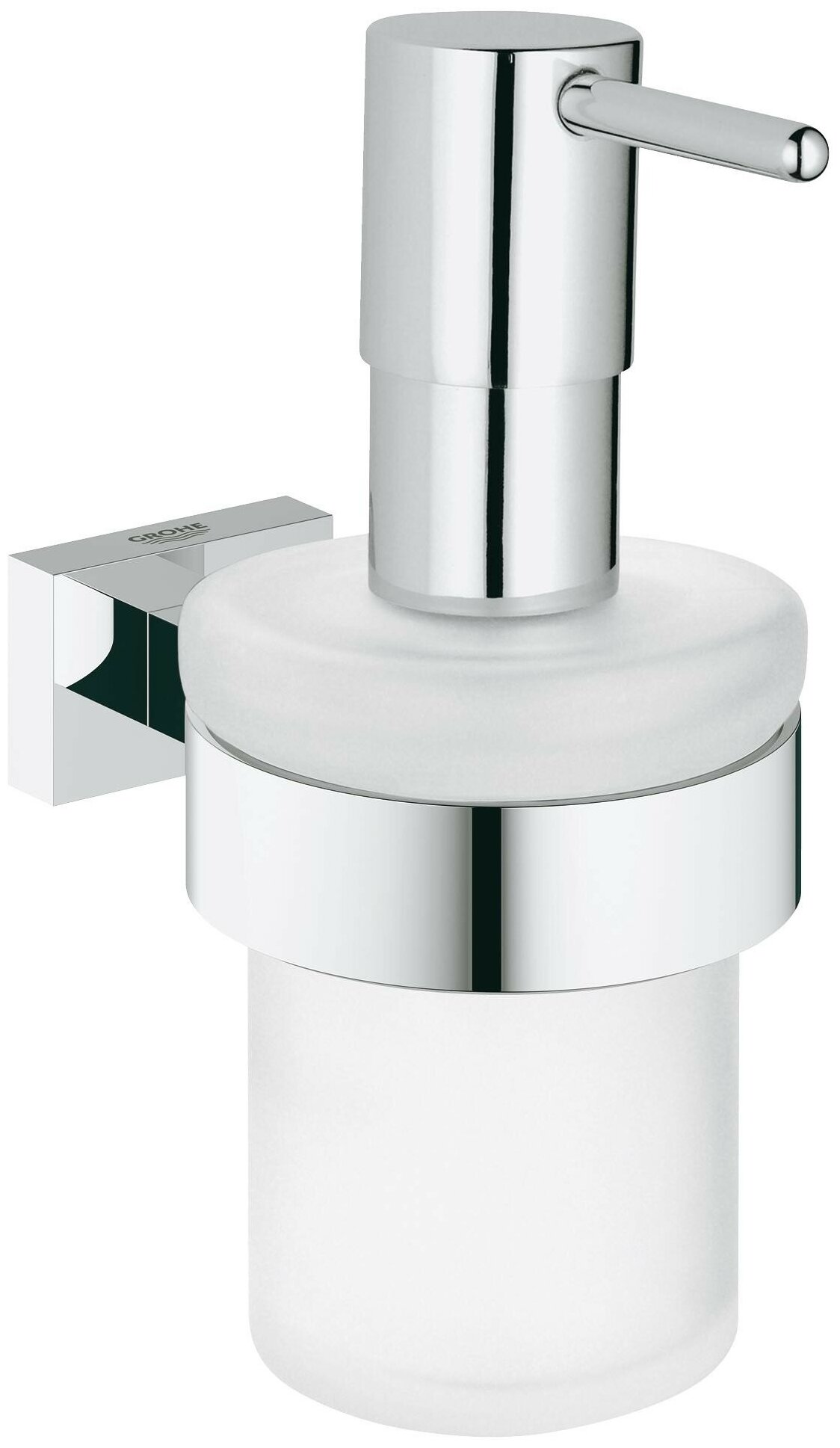 Дозатор для мыла с держателем Grohe Essentials Cube 40756001