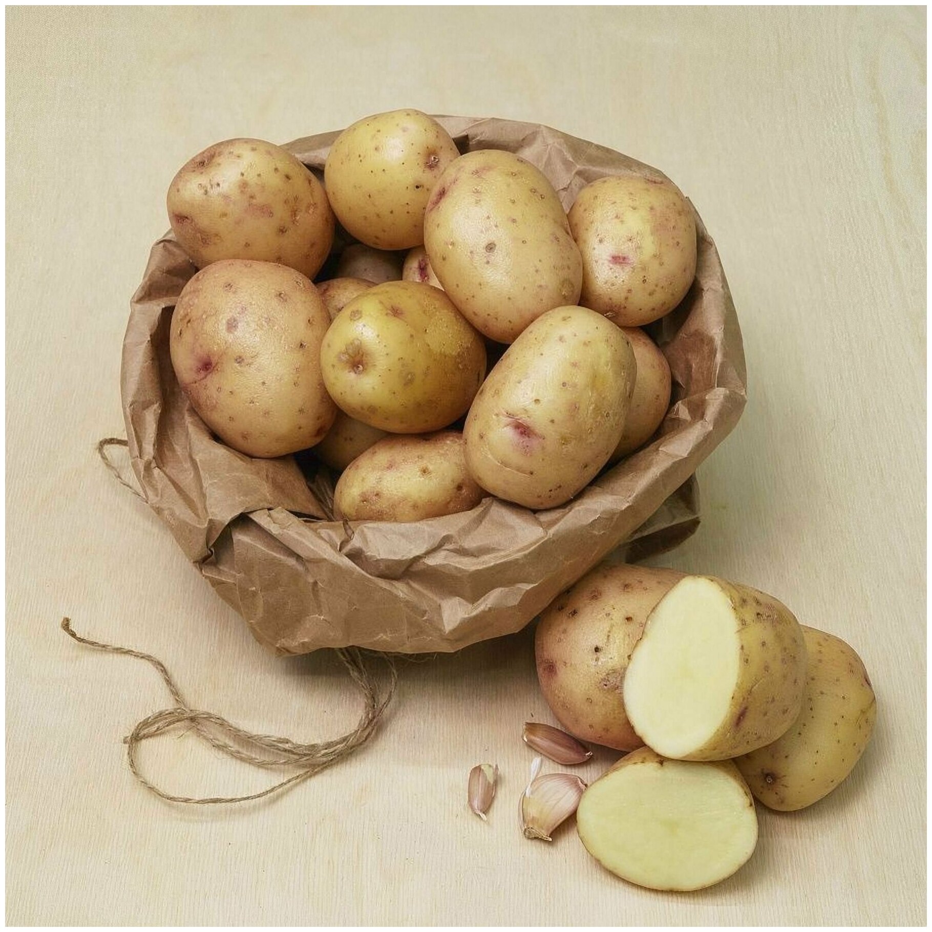 Картофель "Розара", 2 кг, в сетке, семенной, цвет красный, скороспелый, отличается высокой урожайностью и отменным вкусом - фотография № 4