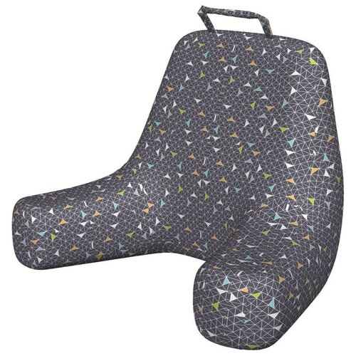 фото Кресло подушка для чтения ambesonne "треугольные пункты", 60x120 см