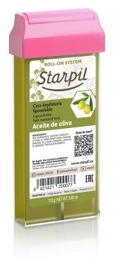 Starpil Воск в картридже Оливковый (прозрачный) 110 гр