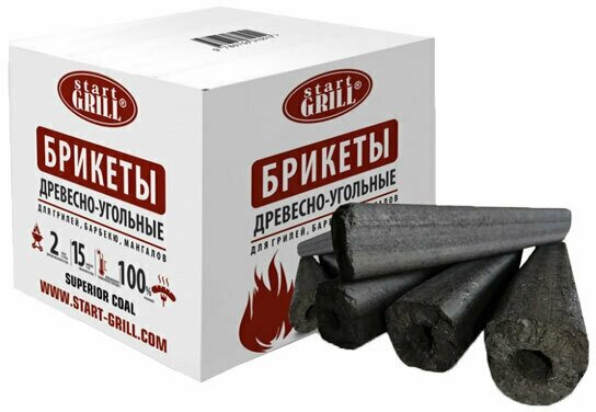 Брикеты древесно-угольные Start Grill, SG-BRС5, 5 кг