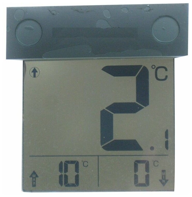 Термометр оконный электронный Визио на солнечной батарее - фотография № 1