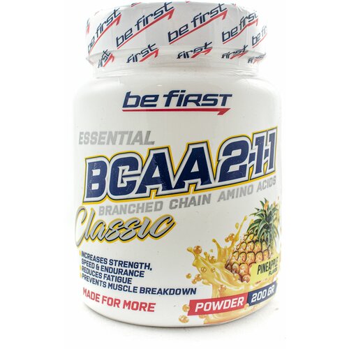 BCAA Be First 2:1:1 Classic Powder, ананас, 200 гр.