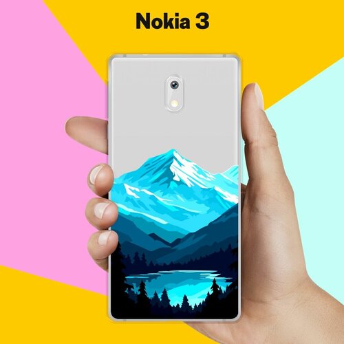 Силиконовый чехол на Nokia 3 Горное Озеро / для Нокиа 3