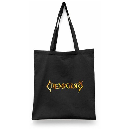 фото Сумка-шоппер унисекс каждому своё "рок-группа/крематорий" белая