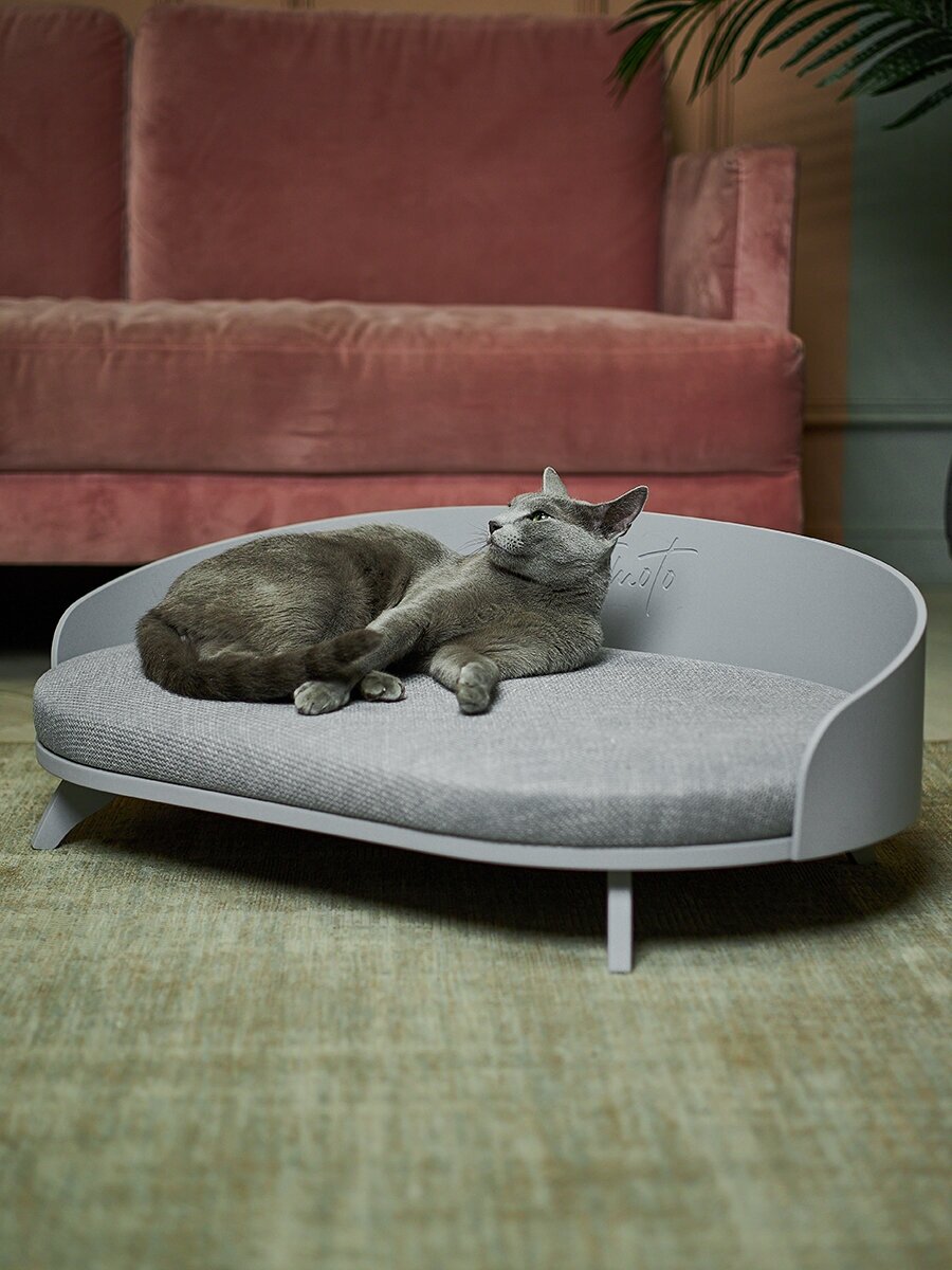 Диван для кошек для собак мелких пород для собак средних пород 48х80 см, диван для кошки, лежанка диван для кошек, диванчик для кошек, пуфик для кошек - фотография № 1