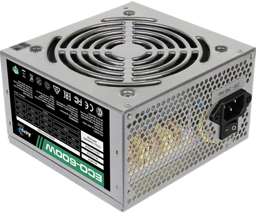 Блок питания 600W AeroCool ECO-600W