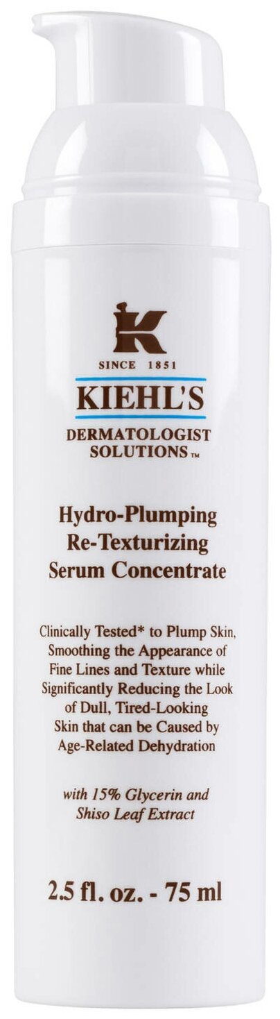 Kiehl's Hydro Plumping Re Texturizing Serum