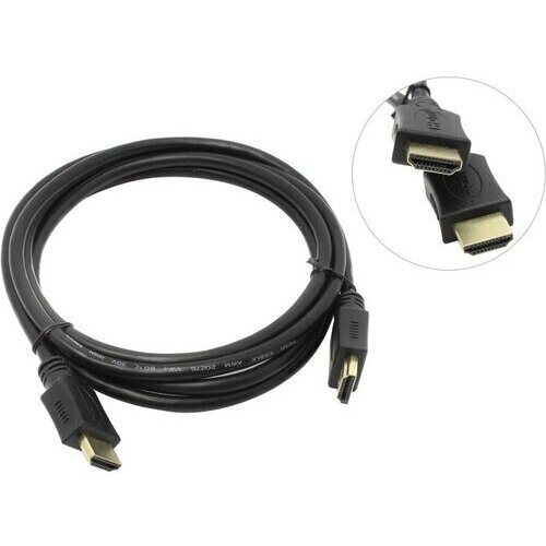 Кабель HDMI <-> HDMI Bion HDMI(19M-19M) 1.8/2м bion expert кабели hdmi dvi dp bion кабель hdmi v1 4 19m 19m 3d 4k uhd ethernet cu экран позолоченные контакты 1м черный bxp cc hdmi4 010