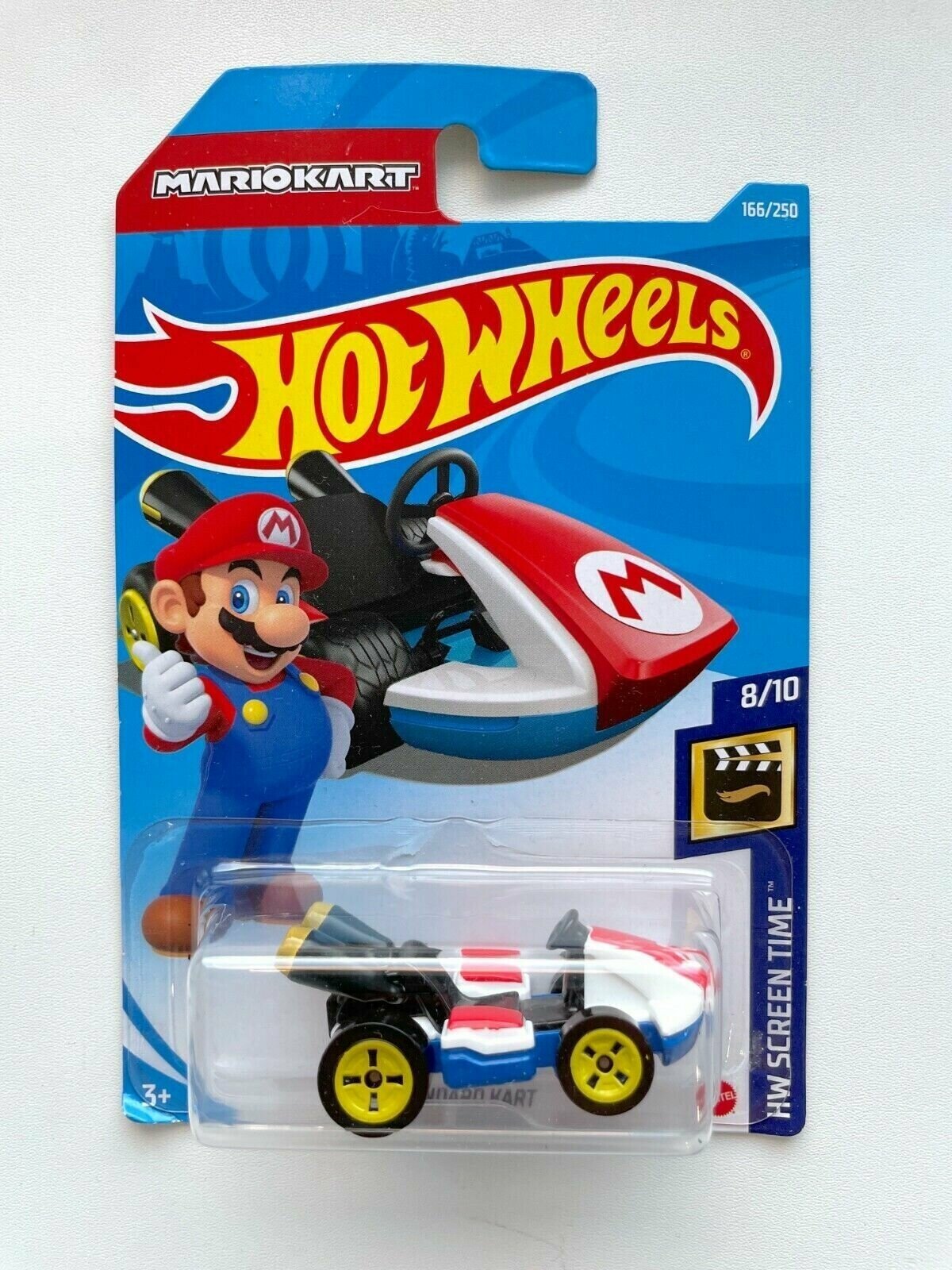 Hot Wheels MARIOKART Марио 166/250 HW Screen Time 8/10 Mattel GRX17 2021