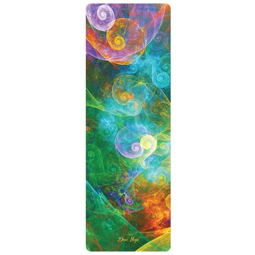 Коврик для йоги Мана 183*61*0,35 см из микрофибры и каучука