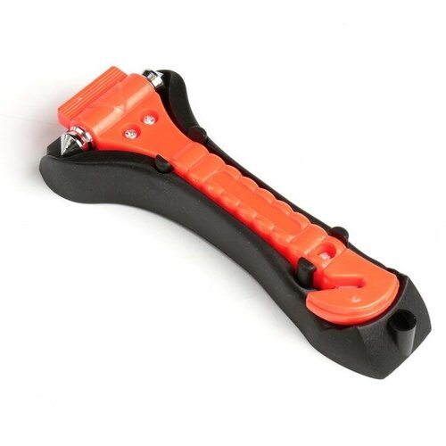 Аварийный молоток с ножом для ремня на подставке, 6.5×17.5 см (1шт.)