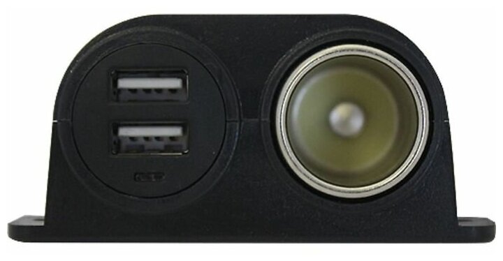 Разветвитель AutoStandart на 2 USB порта и гнездом прикуривателя