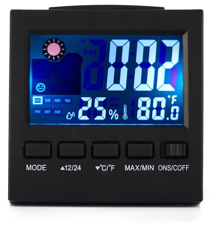 Термогигрометр REXANT комнатный с ЖК-дисплеем - фотография № 1