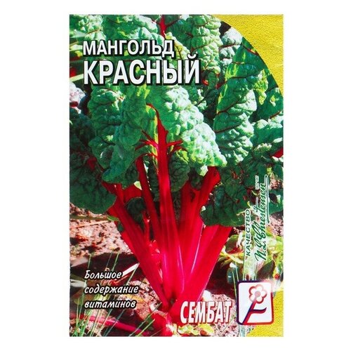 Семена Мангольд Рубин, 2 г семена укропгрибовский 500 г сембат 4662867