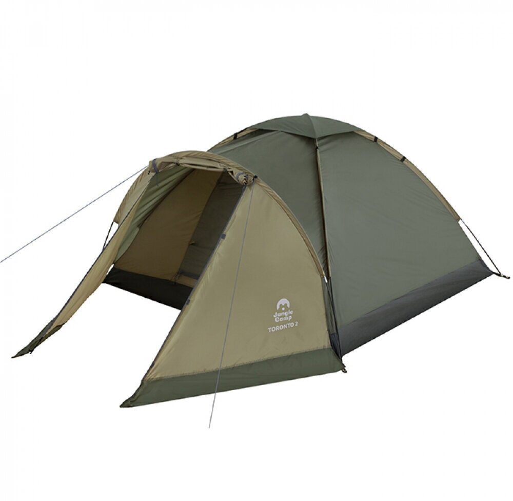 Двухместная палатка Jungle Camp Toronto 2, цвет темно-зеленый/оливковый 70814