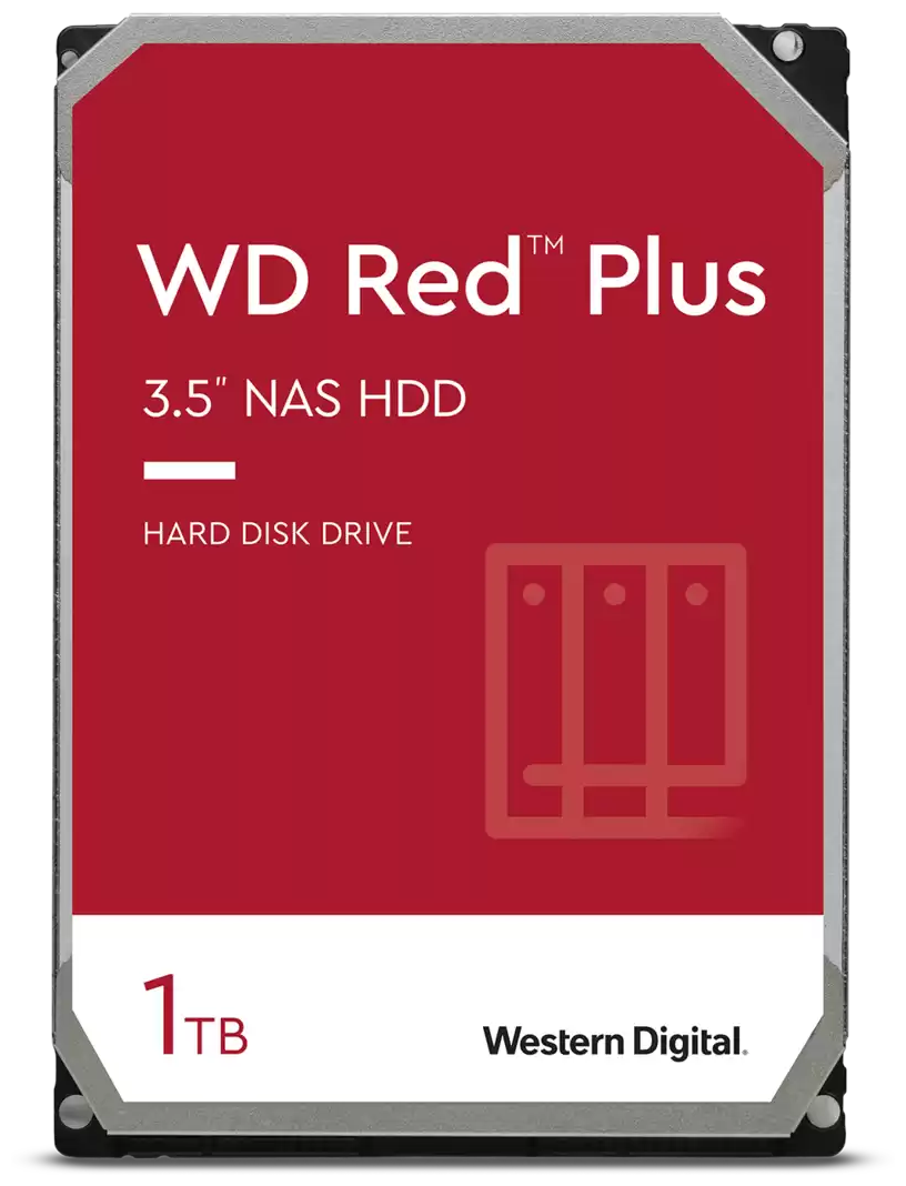 Жесткий диск Western Digital WD Red Plus 1 ТБ WD10EFRX