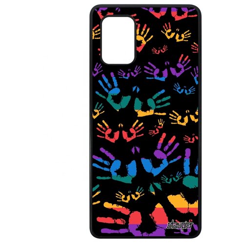 фото Чехол на телефон galaxy a71, "отпечаток ладони" palm arm utaupia