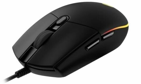 Мышь Logitech G203 910-005796 черная оптическая (8000dpi) USB (5but)