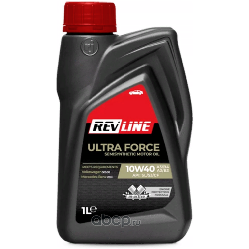 Масло REVLINE Ultra Forсe SEMISYNTHETIC 10W/40 1L