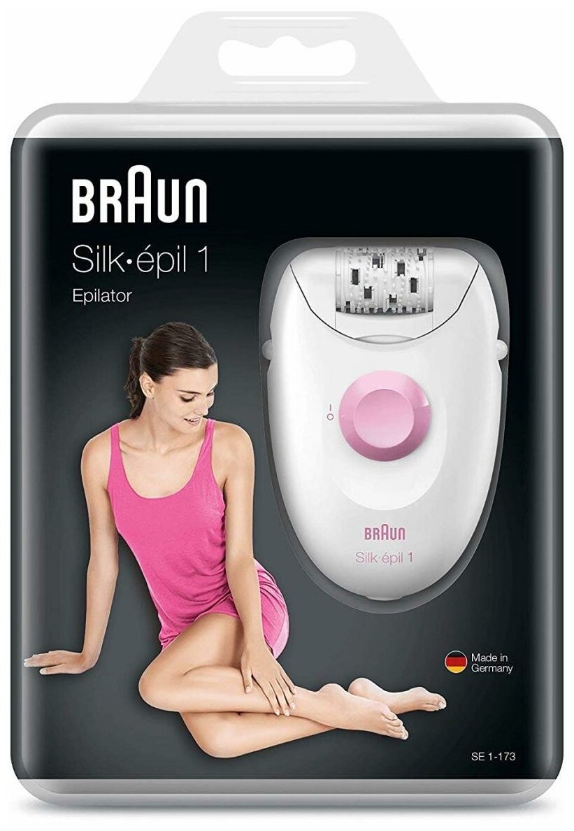 Эпилятор Braun Silk-epil 1-173, white - фотография № 5