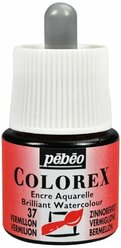 Pebeo Акварельные чернила Colorex, 45 мл киноварь