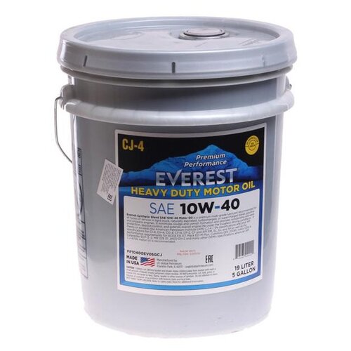 Синтетическое моторное масло Everest Heavy Duty 10W-40, 19 л