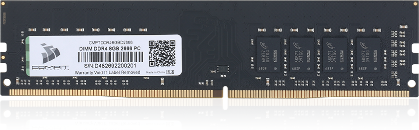 Модуль памяти COMPIT DDR4 8Гб DIMM 2666 1.2V CMPTDDR48GBD2666