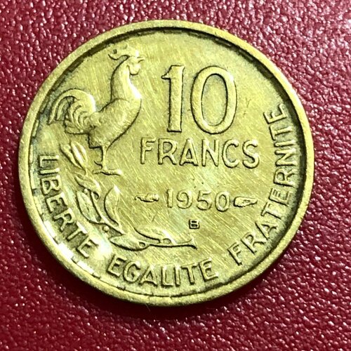 Монета Франция 10 Франков 1950 год #2-5 монета франция 10 франков 1992 год 2 4