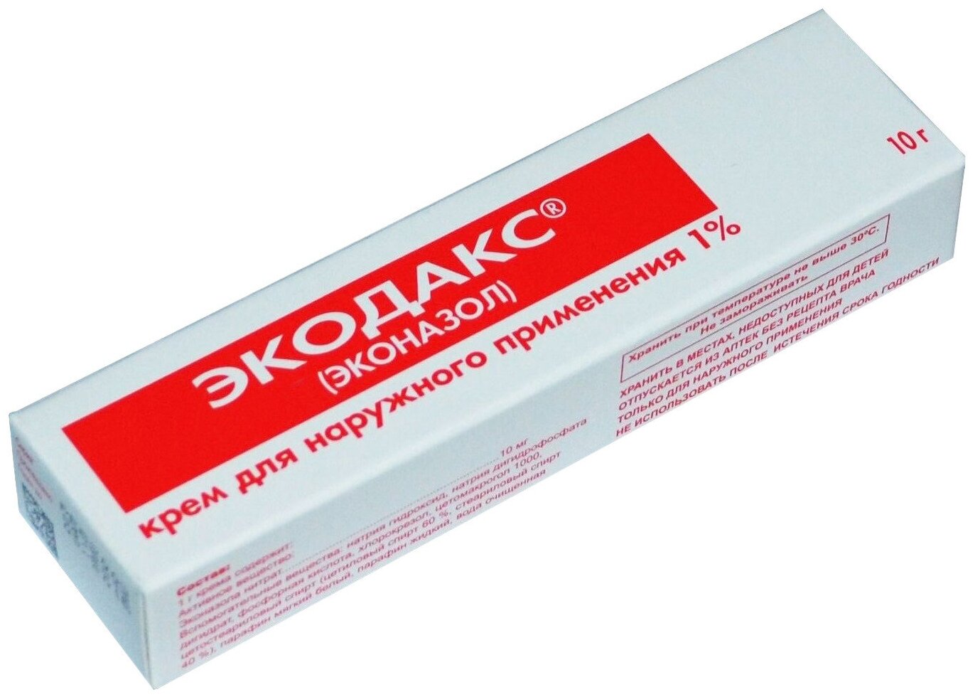 Экодакс крем (туба 1% 10г)