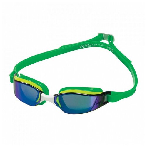 Очки для плавания Aqua Sphere Michael Phelps Xceed Titanium Mirrored, yellow/green