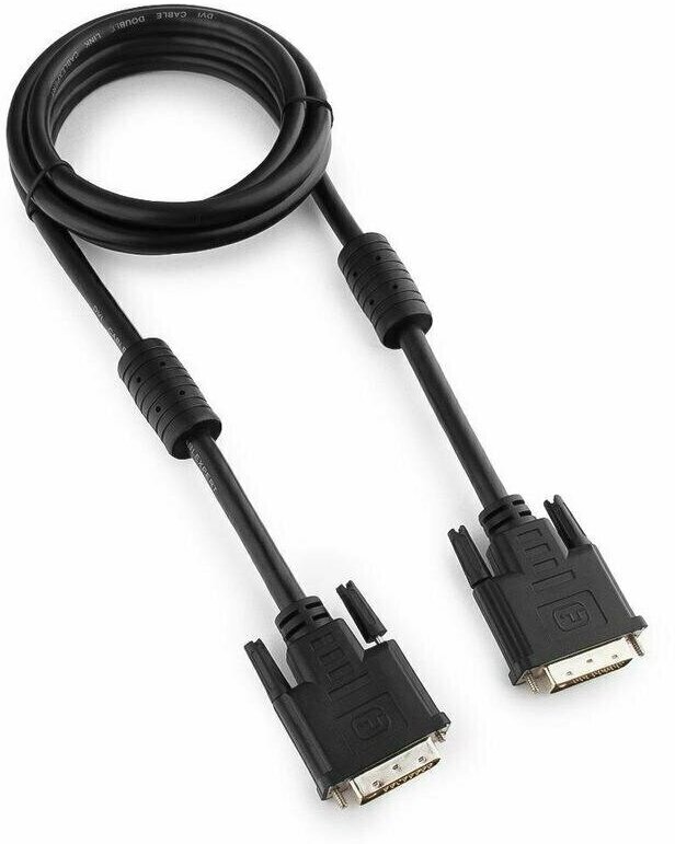 Кабель Cablexpert DVI-D - DVI-D 1.8 метра (25M/25M), 1002987